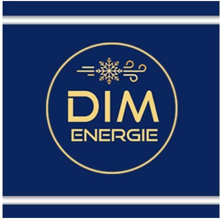Logo DIM ÉNERGIE — Spécialiste Climatisation, Froid Industriel et VMC à Wissous